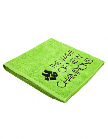 Махровое полотенце хлопок для бассейна и пляжа WAVE зелёный размер 50*100см (10019509)