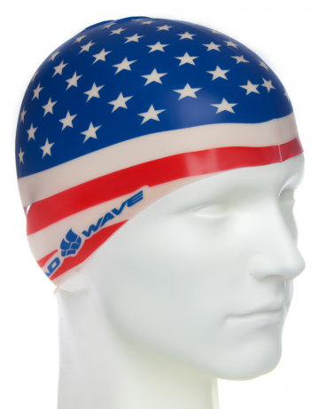 Силиконовая шапочка для плавания USA (10015365)