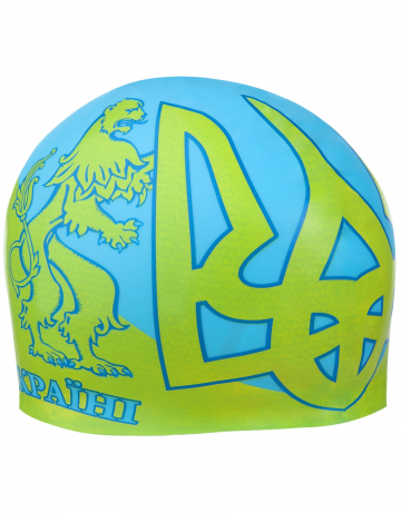Силиконовая шапочка для плавания UKRAINE (10015370)